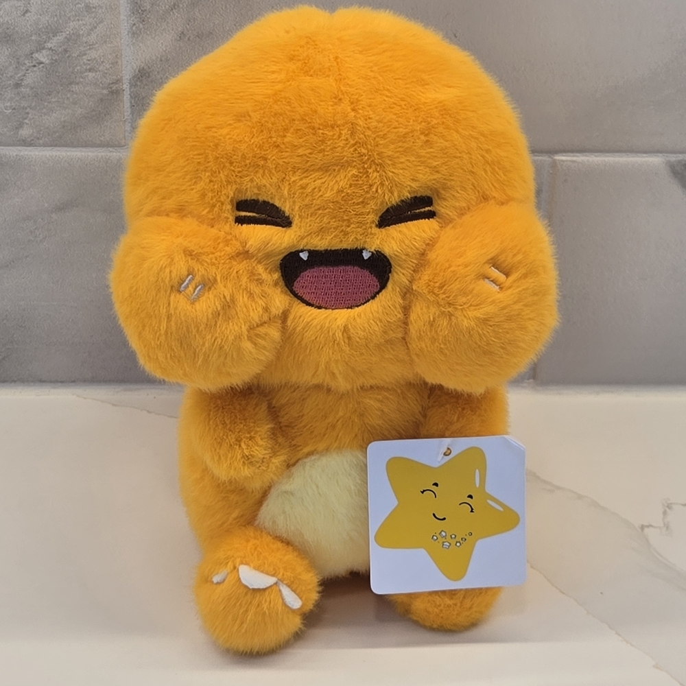 Orange plush new toy